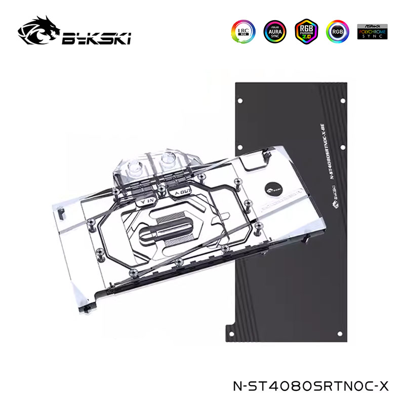 Bykski bloque de agua servir p - Rtx 4080 Water Cooling Block reseña y precio