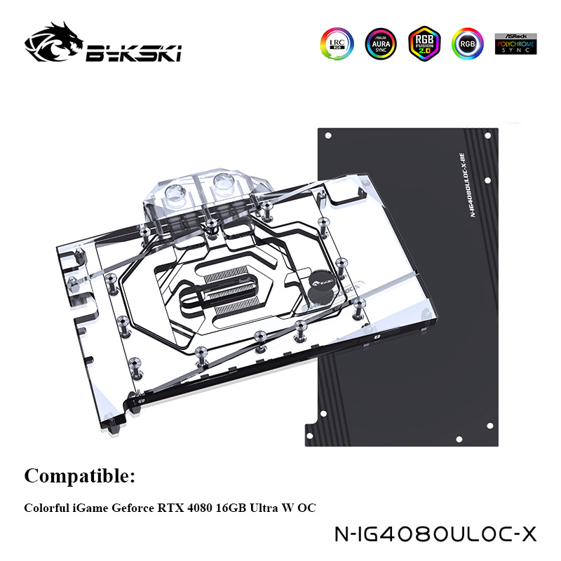 Bykski enfriador de agua para  - Rtx 4080 Water Cooling Block reseña y precio