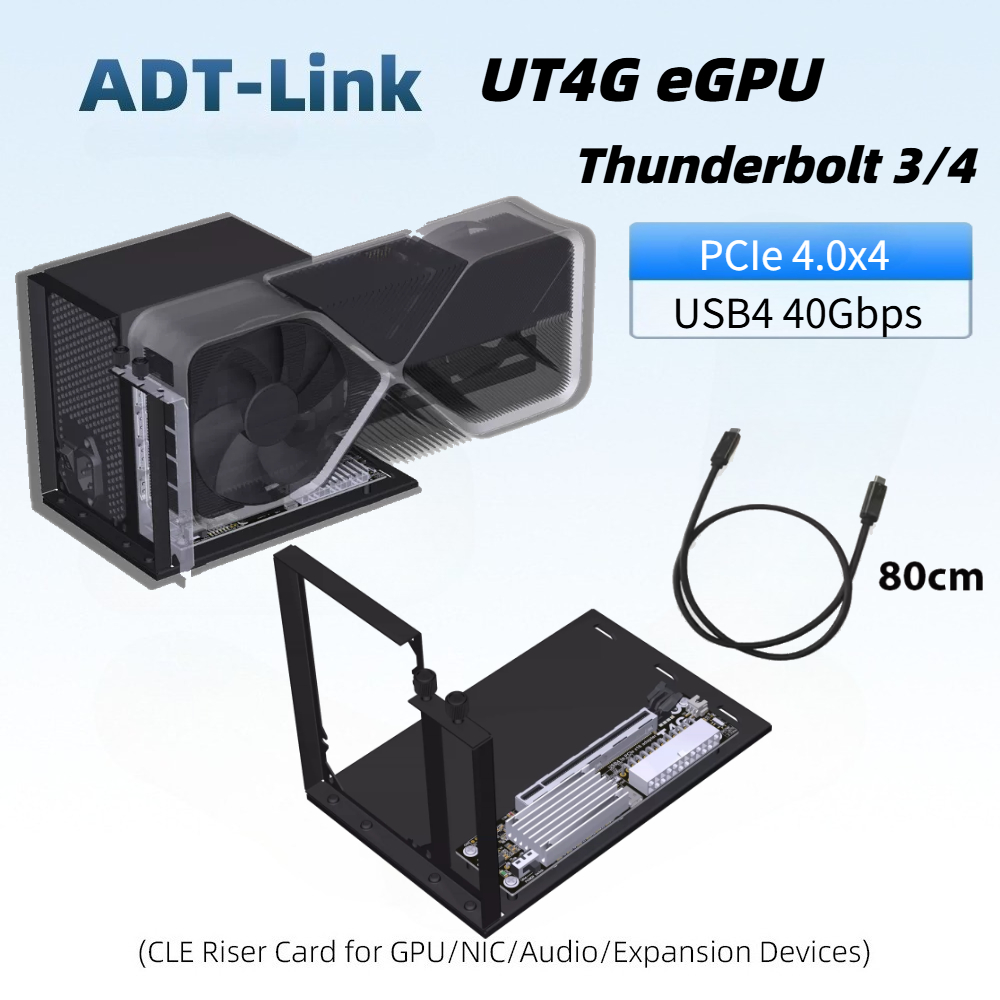 Adaptador Externo USB4 40Gbps  - Gpu External Dock Egpu Thunderbolt 4 reseña y precio