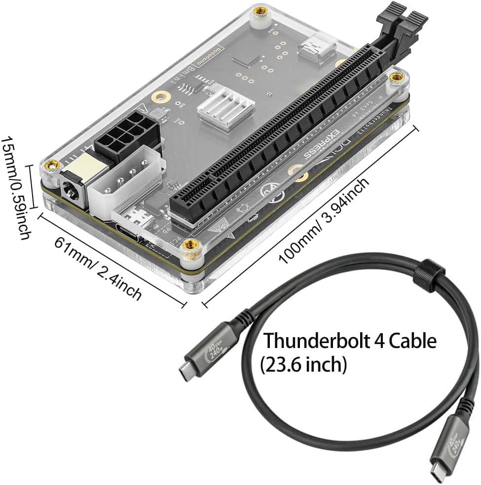 Base de Conexión eGPU RGEEK 22 - Gpu External Dock Egpu Thunderbolt 4 reseña y precio