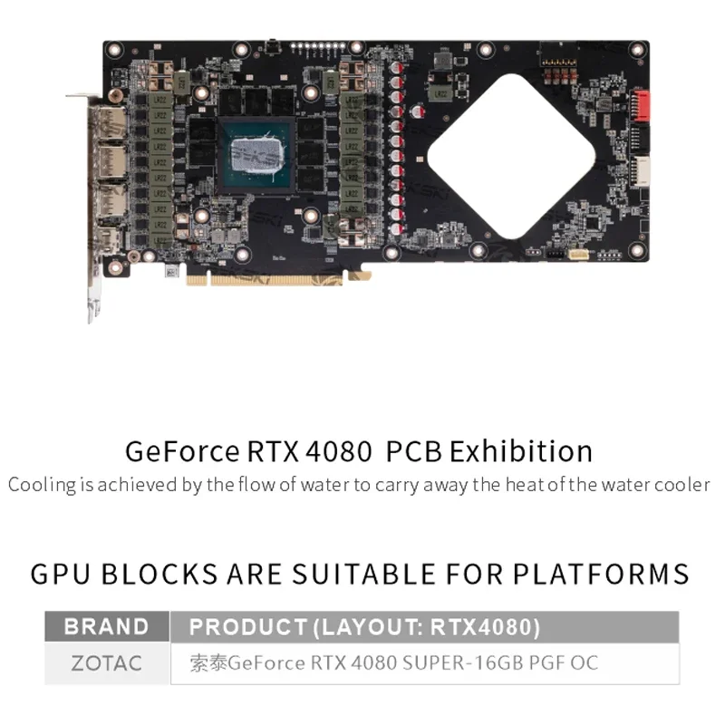 Bloque de Refrigeración por Ag - Rtx 4080 Water Cooling Block reseña y precio