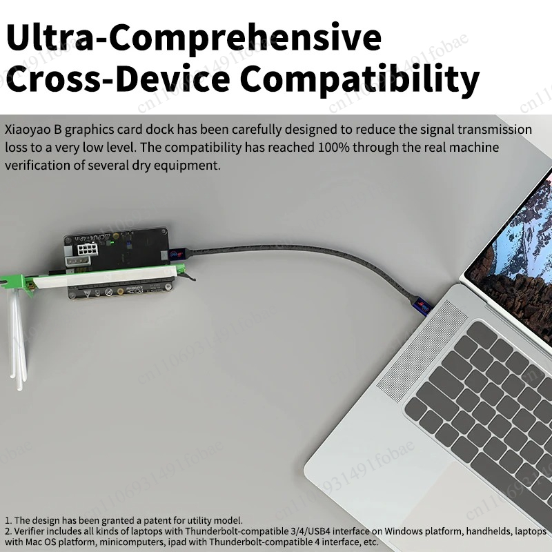 Base de Conexión eGPU Thunderb - Gpu External Dock Egpu Thunderbolt 4 reseña y precio
